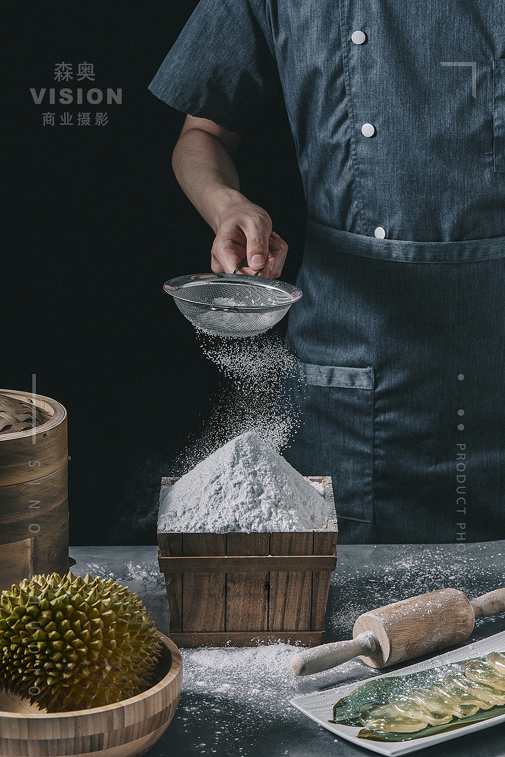 美食摄影 | 榴莲冰粽场景图拍摄 摄影工作室 森奥（图ZNDAwMDI2NzQ4） - 美食摄影 - 站酷设计师森奥视觉原创素材 - 站酷ZCOOL