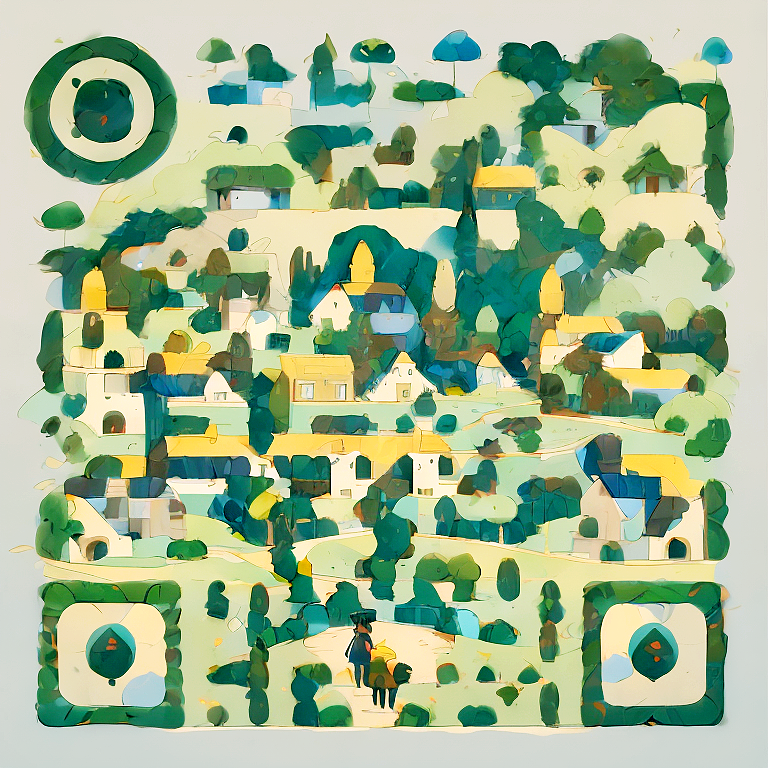 AIGC艺术二维码（图ZNDAwMDI4OTAw） - AI作品 - 站酷设计师张伟涛原创素材 - 站酷ZCOOL