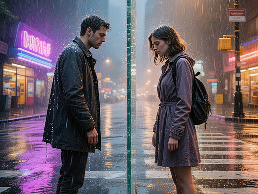 行为艺术作品《隔阂》