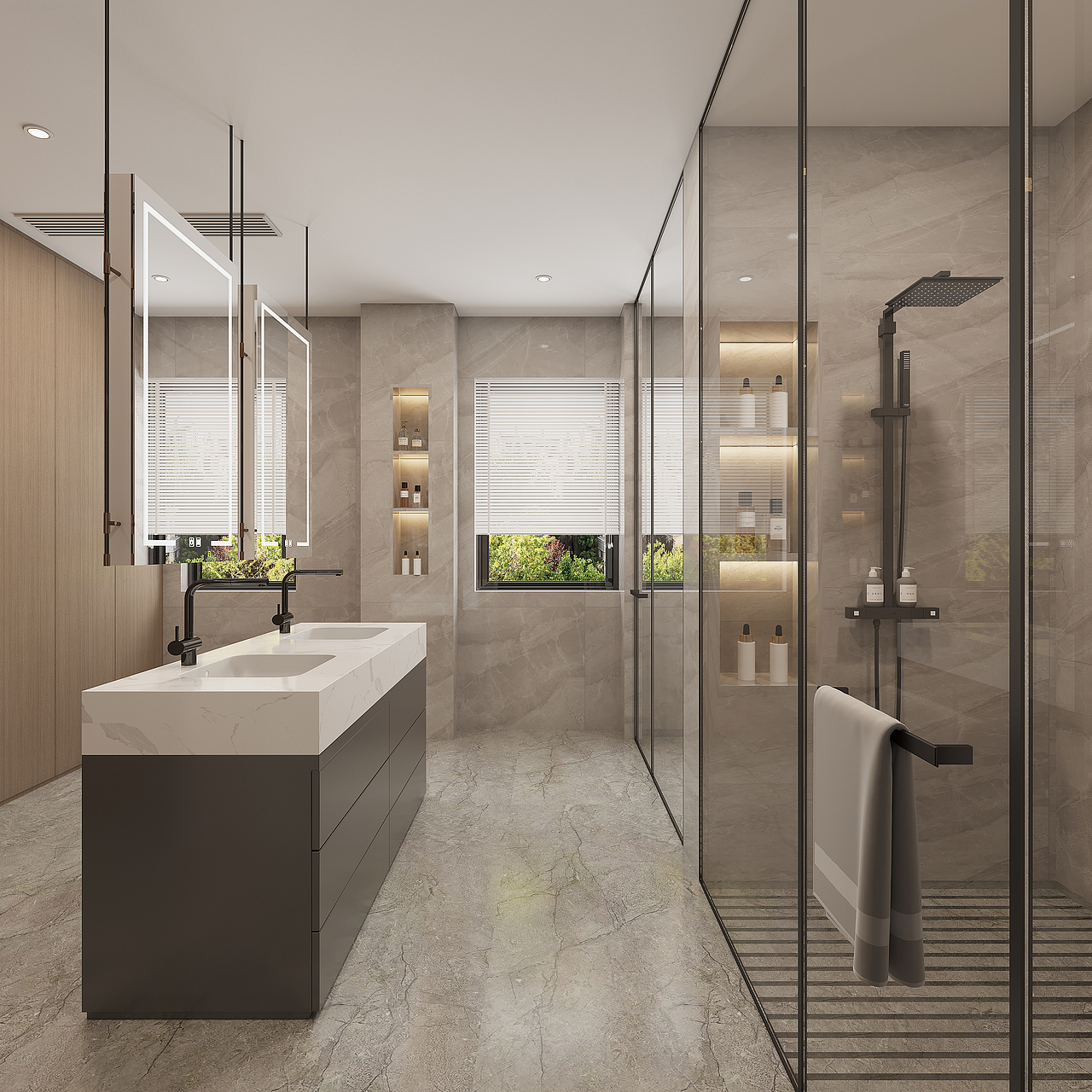 现代大平层效果案例