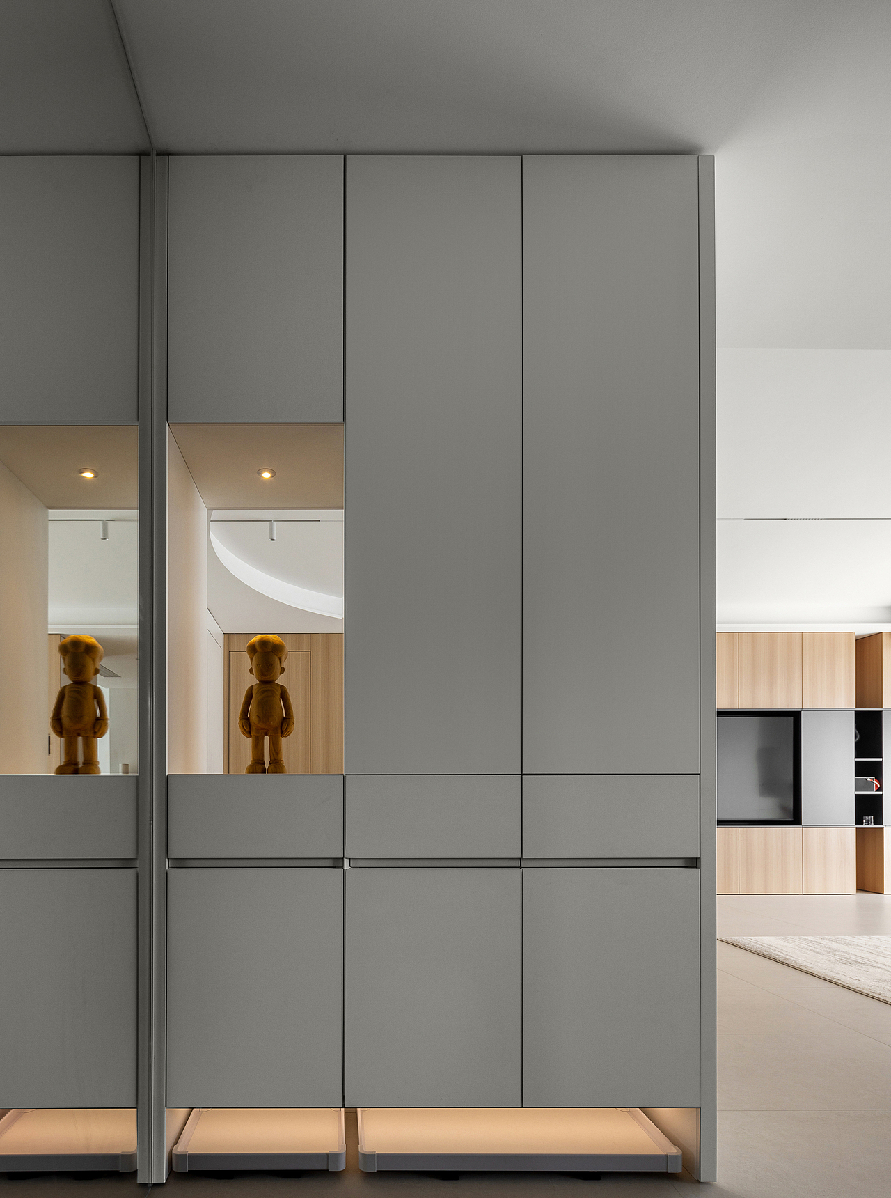 室内空间｜以木为序，在120㎡里铺陈极简的生活节奏（图ZNDAwMDQ2Mzg4） - 家装设计 - 站酷设计师汤野建筑空间摄影原创素材 - 站酷ZCOOL