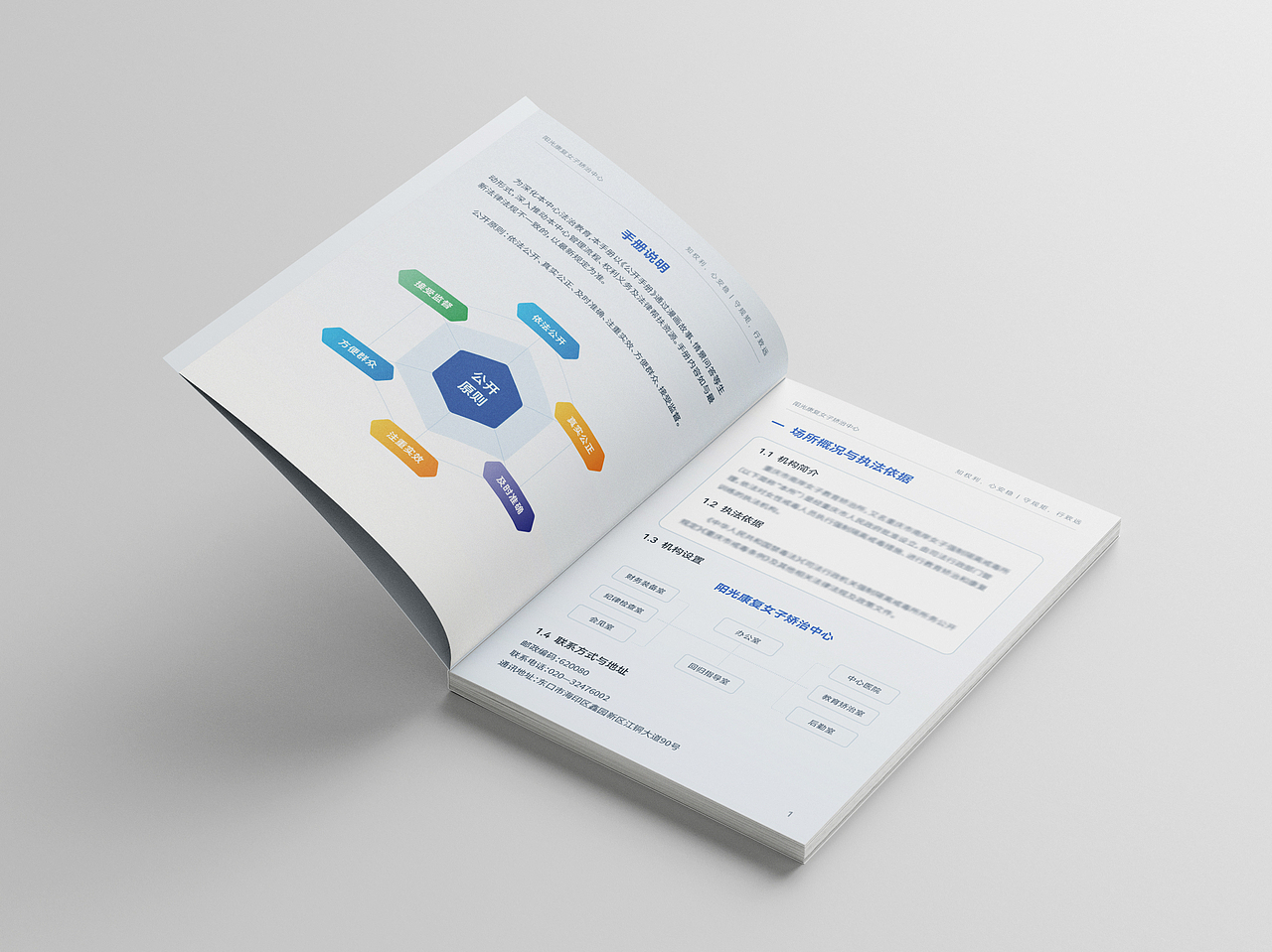 戒毒机构宣传册设计