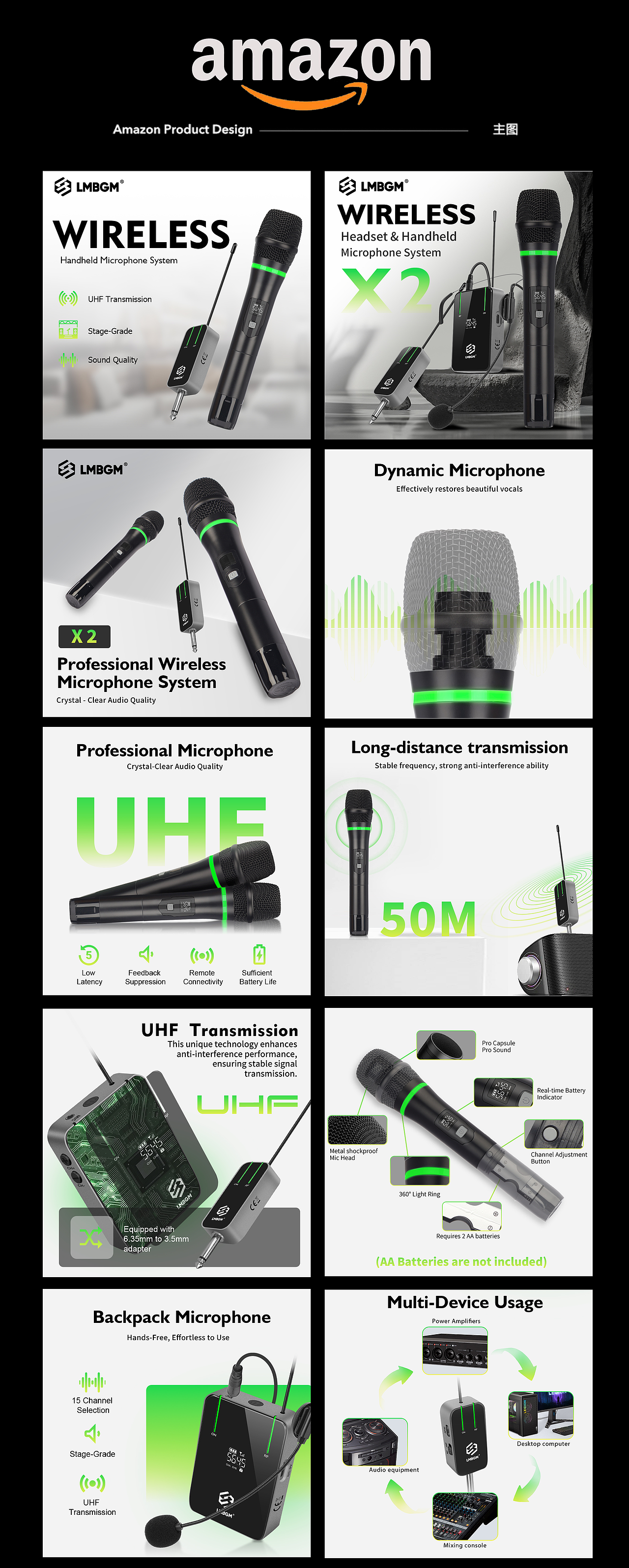 亚马逊 主副图 电声产品