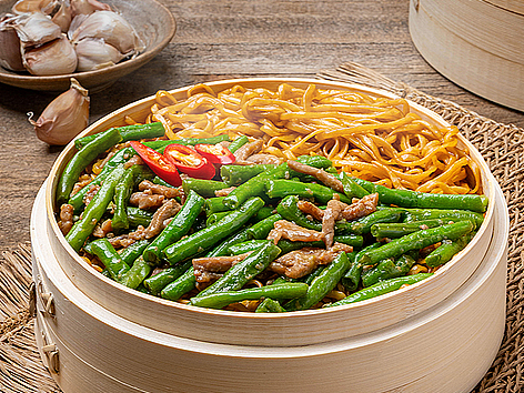 陕西面食拍摄焖面凉皮肉夹馍胡辣汤