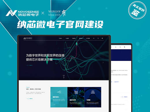 【上海雍熙YONGSY】芯片半导体网站建设:纳芯微官网