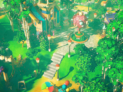 卡通风格化游戏动漫场景 3