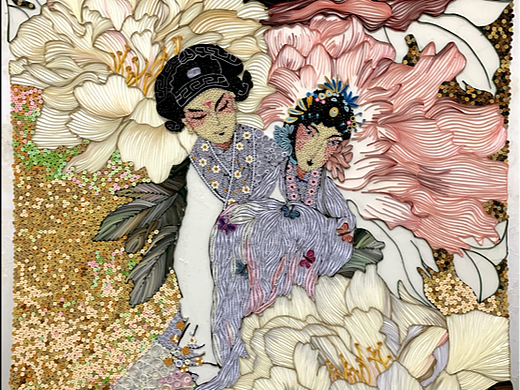 牡丹亭（個人主頁-ZNzI4OTk5MTY=） - 其他手工藝 - 站酷設(shè)計師五邑文化資源庫原創(chuàng)素材 - 站酷ZCOOL