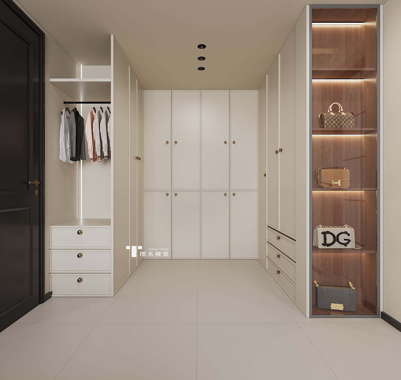 轻法式中古复式 · 带顶楼露台（图ZNDAwMDY2NTQw） - 家装设计 - 站酷设计师图天设计SUSU原创素材 - 站酷ZCOOL