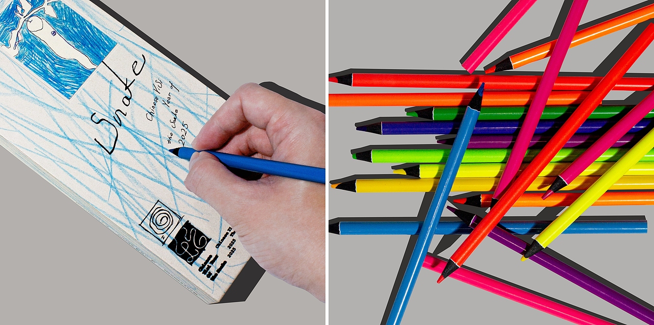 画蛇添福 · Adding Blessings with Snakes