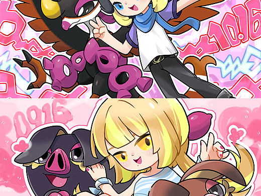 宝可梦编号生日插画