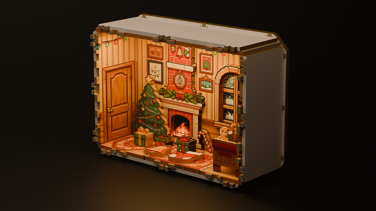 圣诞节小木屋（图ZNDAwMDc4Nzc2） - 产品 - 站酷设计师arccgcreator原创素材 - 站酷ZCOOL
