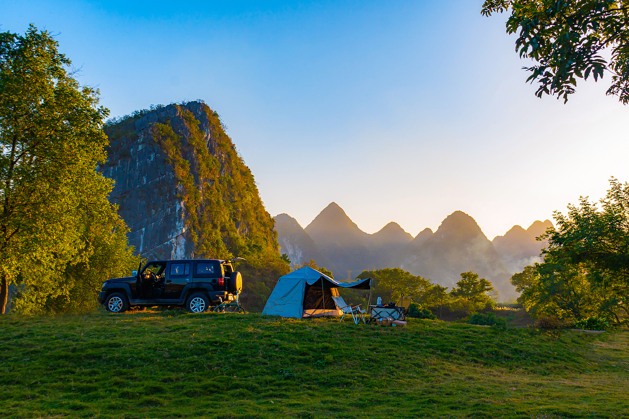 山水露营好机位