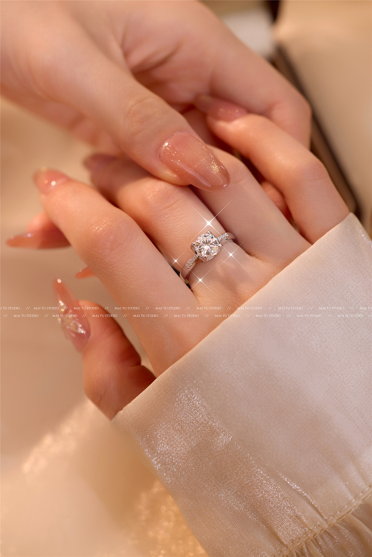 义乌戒指拍摄|珠宝饰品钻戒模特拍摄|莫桑钻饰品摄影|