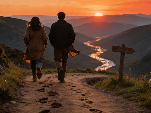 旅程的长度不重要,重要的是走过的痕迹与同行的人