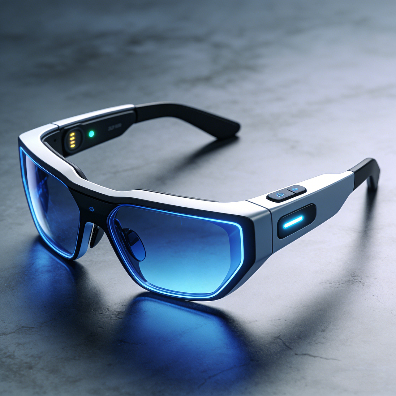 光影自适应 AR 眼镜|无屏显示黑科技・极简主义美学