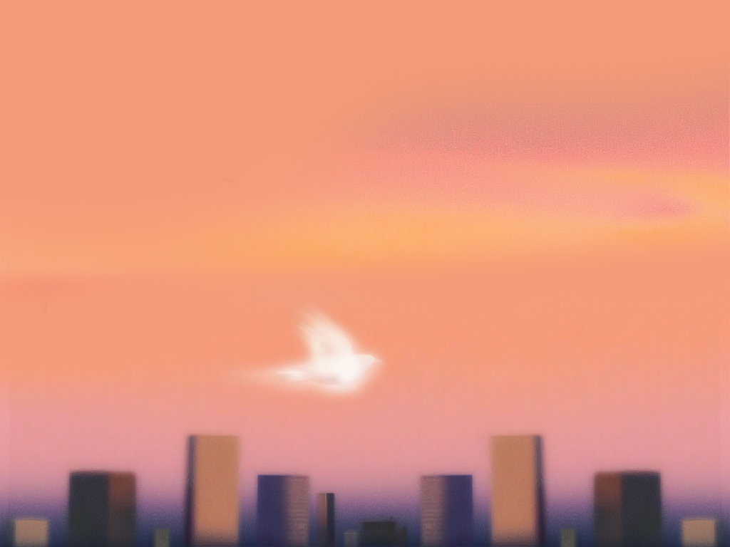 我爱的人 心像鸽子 一样飞翔