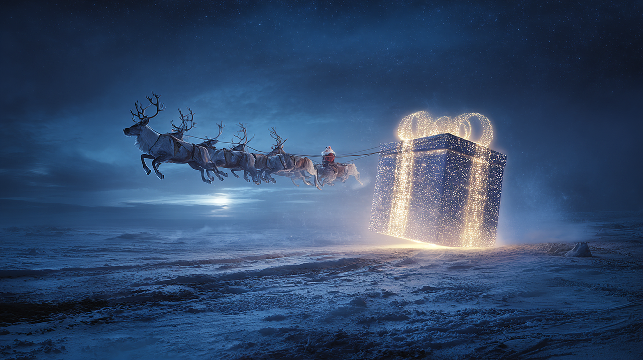 🎅那个男人又要来了🎄（图ZNDAwMTE4MDMy） - AI作品 - 站酷设计师巫师光原创素材 - 站酷ZCOOL