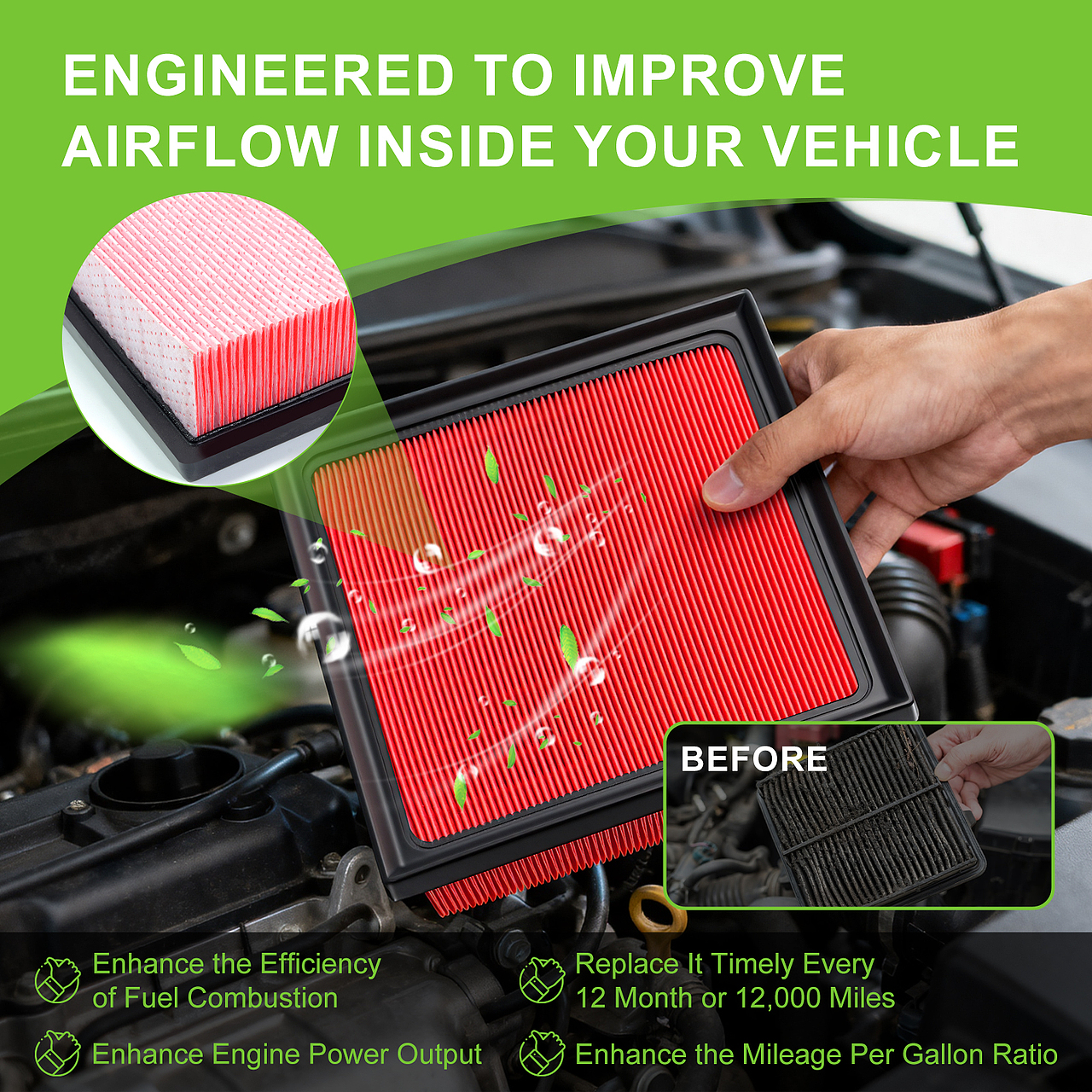 汽车滤芯主附图/A+ 视觉设计