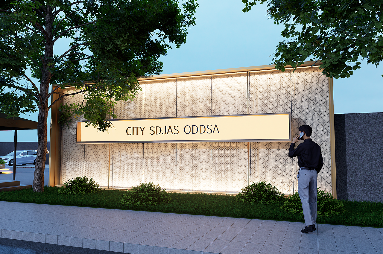 展厅展馆设计围挡售楼处集装箱围挡空间设计建筑设计（图ZNDAwMTIwMjYw） - 建筑设计 - 站酷设计师童顺设计研究所原创素材 - 站酷ZCOOL