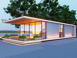 展厅展馆设计围挡售楼处集装箱围挡空间设计建筑设计