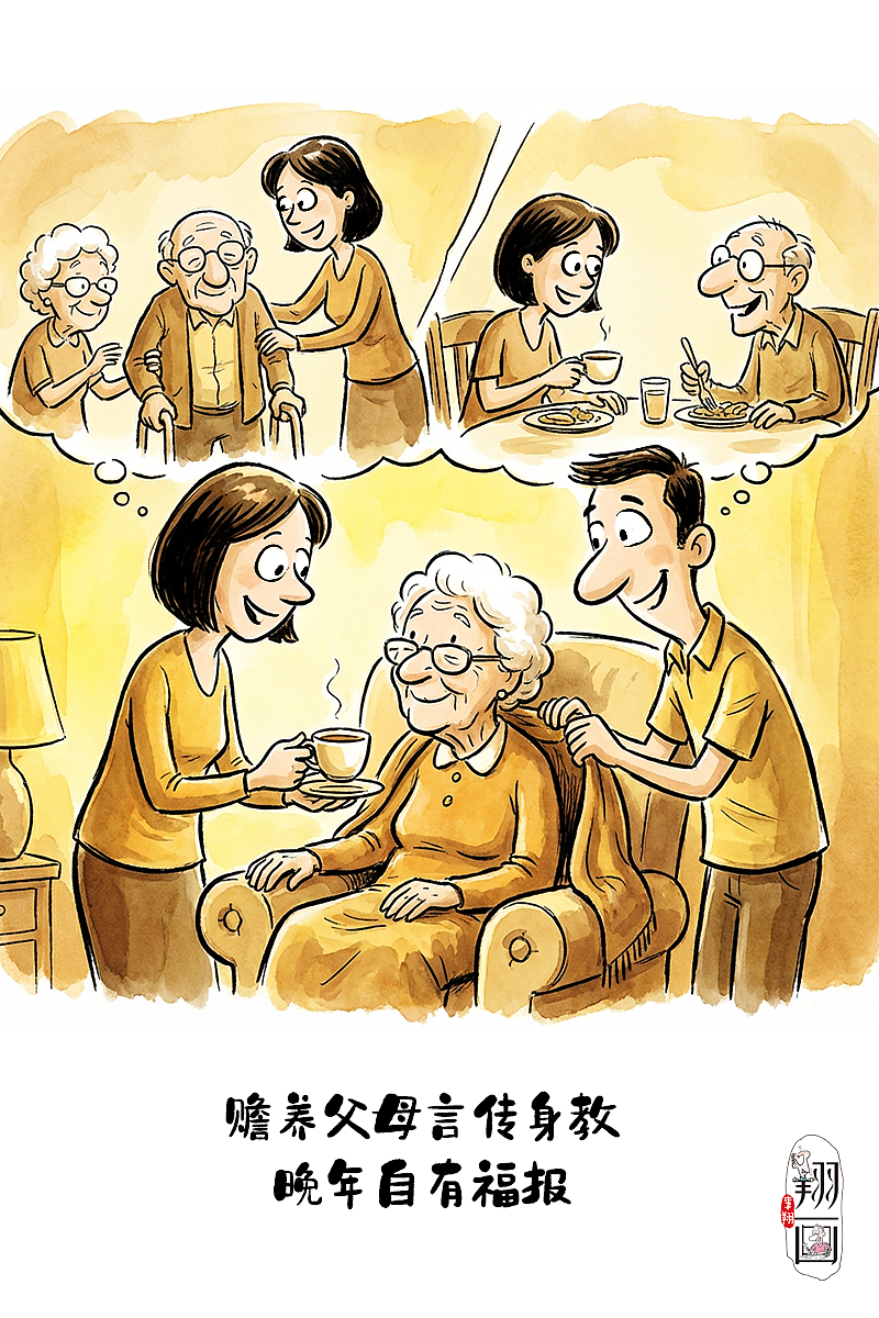 漫画暖哭了:前半生吃的苦,都是后福的铺垫