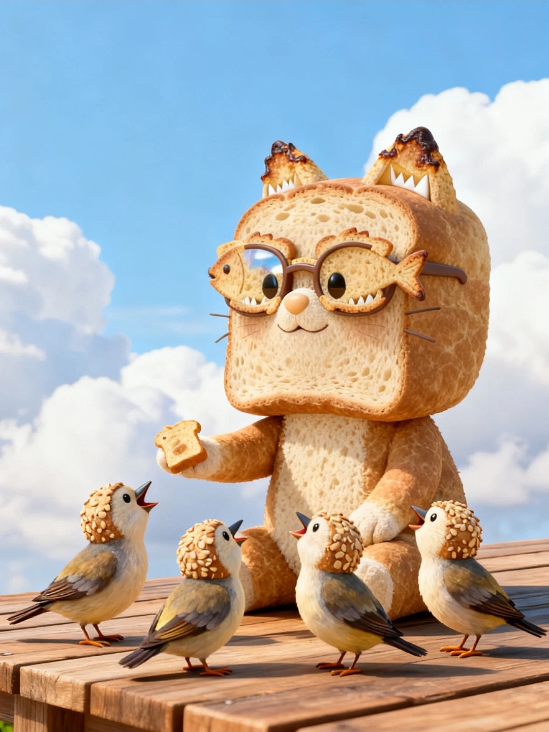 烤面包片世界动物篇:小喵的日常