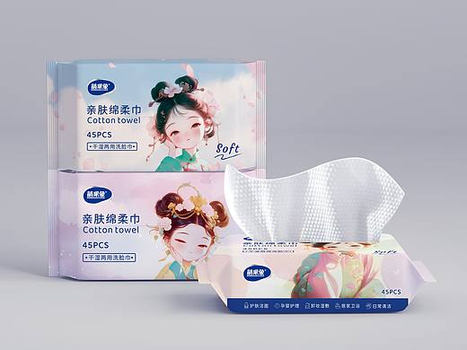 洗脸巾包装设计