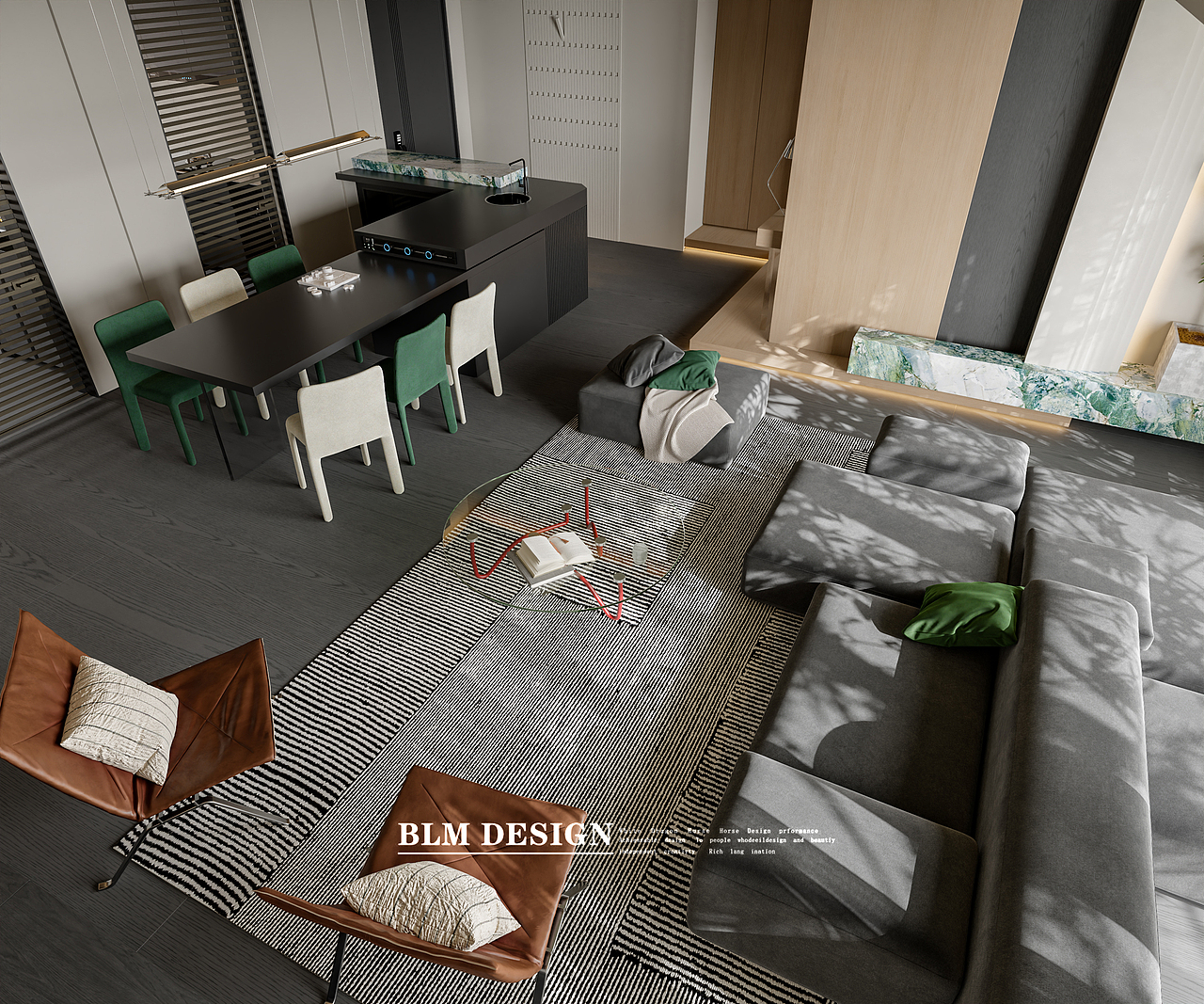 现代家装效果图案例