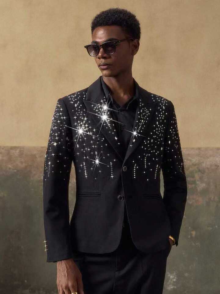 外模 超模 质感型男 高级感 简约 复古 轻奢 时尚大片