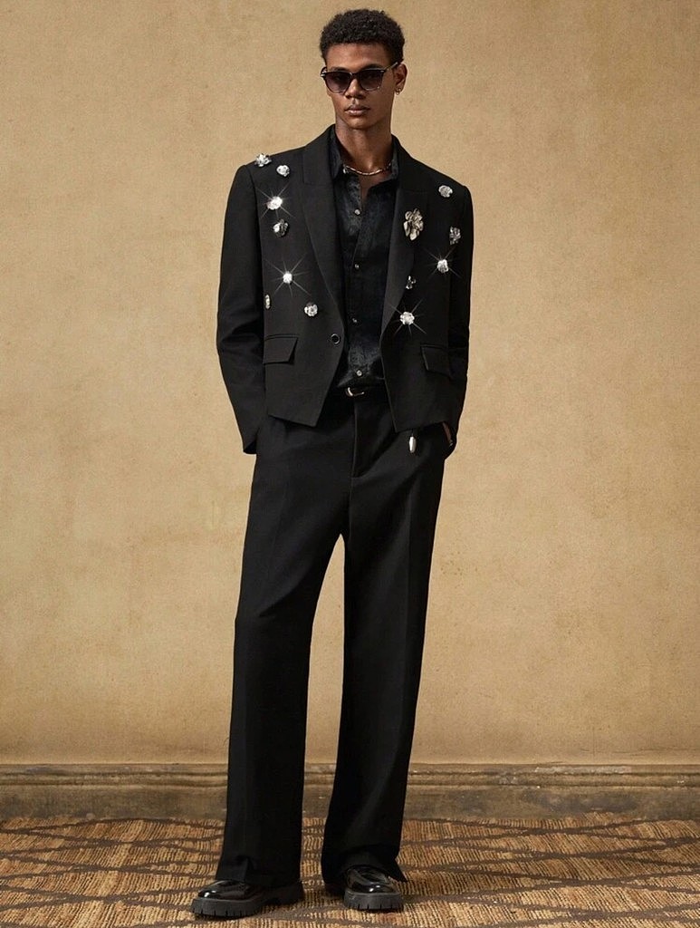 外模 超模 质感型男 高级感 简约 复古 轻奢 时尚大片