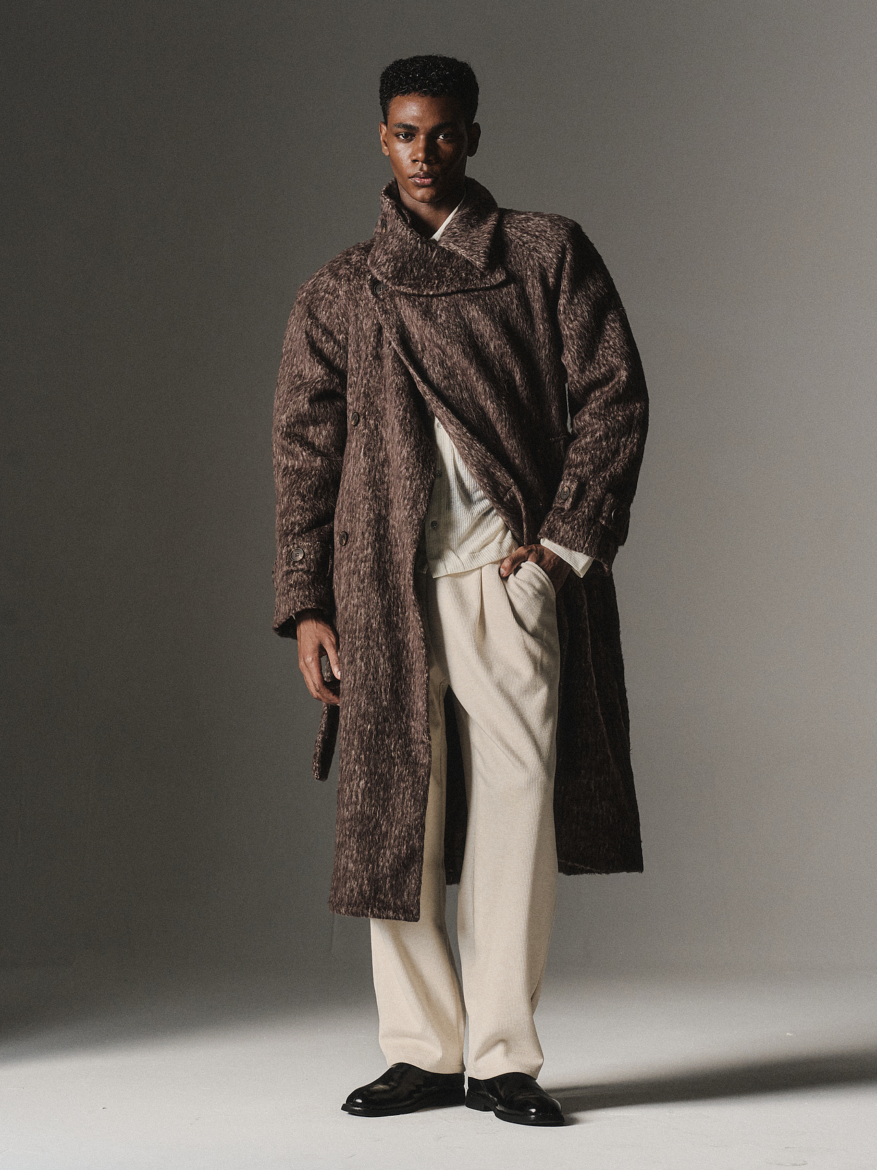 外模 超模 质感型男 高级感 简约 复古 轻奢 时尚大片