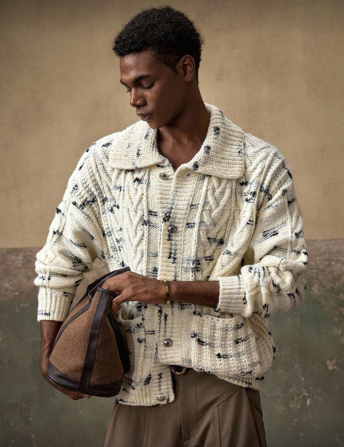 外模 超模 质感型男 高级感 简约 复古 轻奢 时尚大片