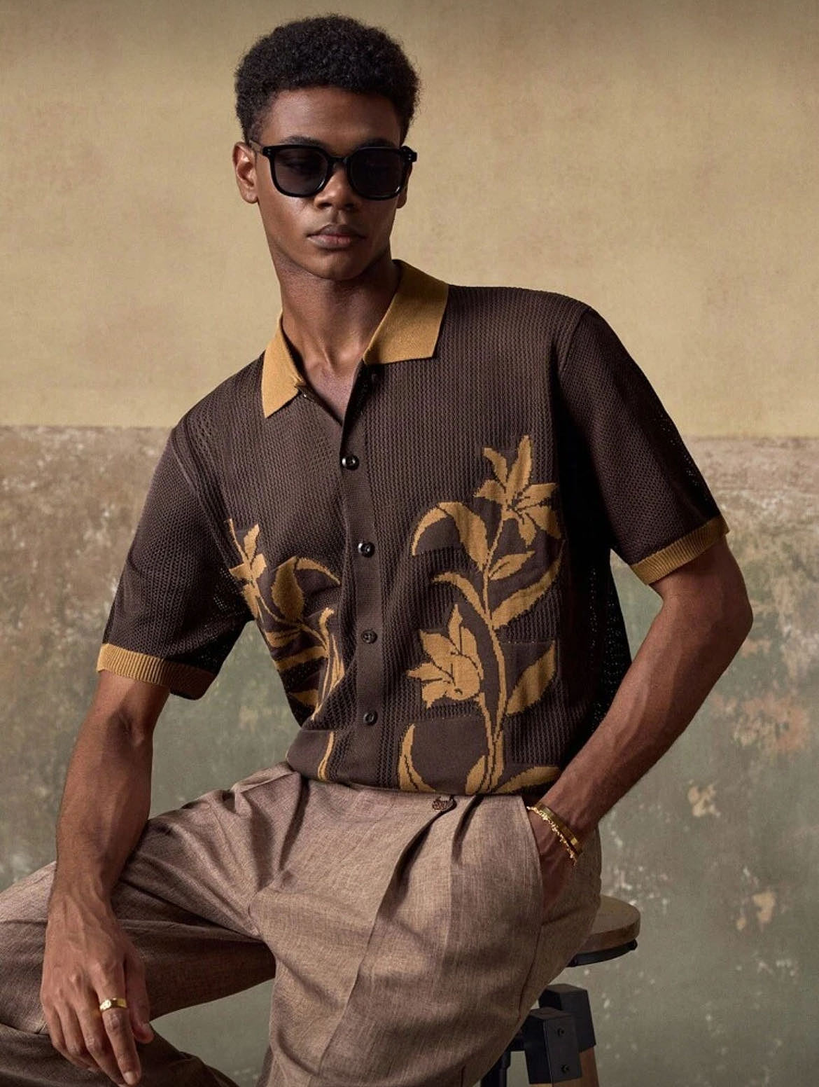 外模 超模 质感型男 高级感 简约 复古 轻奢 时尚大片