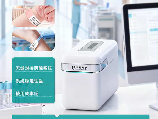 腕带打印机主图（个人主页-ZNzI5MDg0MTY=） - 电子产品 - 站酷设计师每天闪一闪原创素材 - 站酷ZCOOL