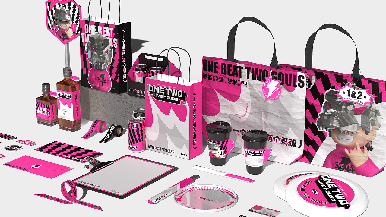 ONETWO顽徒 LIVEHOUSE | 品牌设计IP设计（图ZNDAwMTU0Mzg0） - 品牌 - 站酷设计师观念狗原创素材 - 站酷ZCOOL