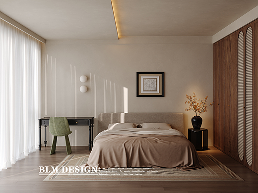 原木侘寂——白龙马效果图