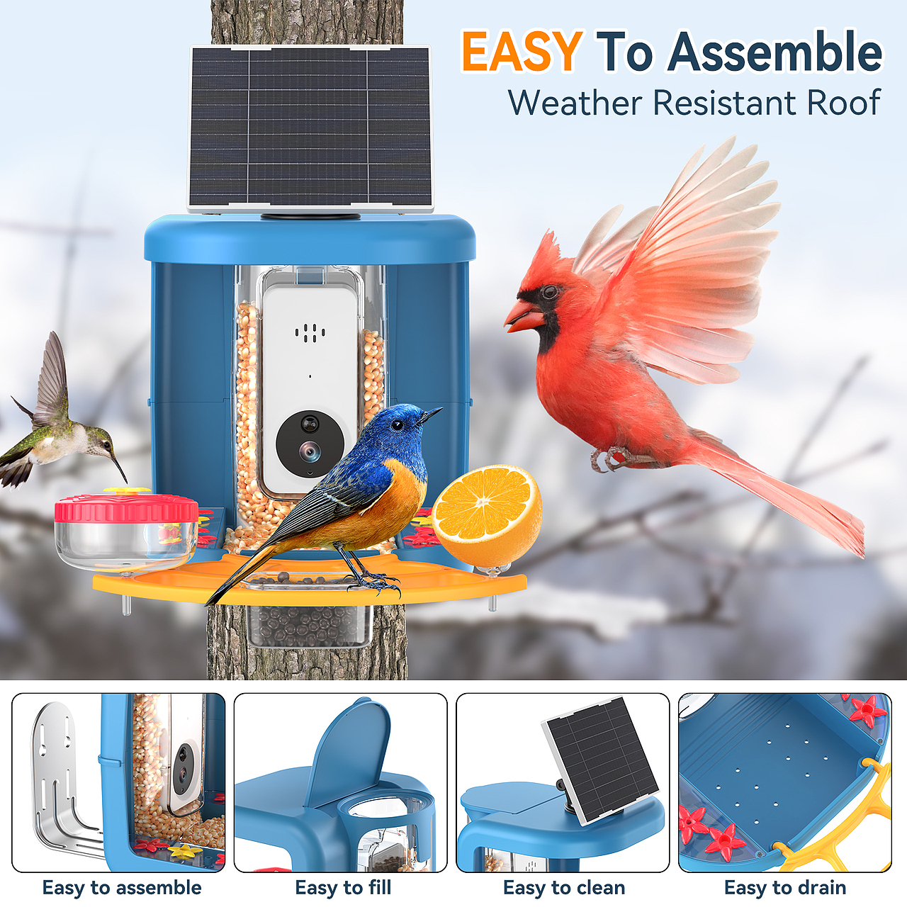 | 渲染案例 | 户外喂鸟器