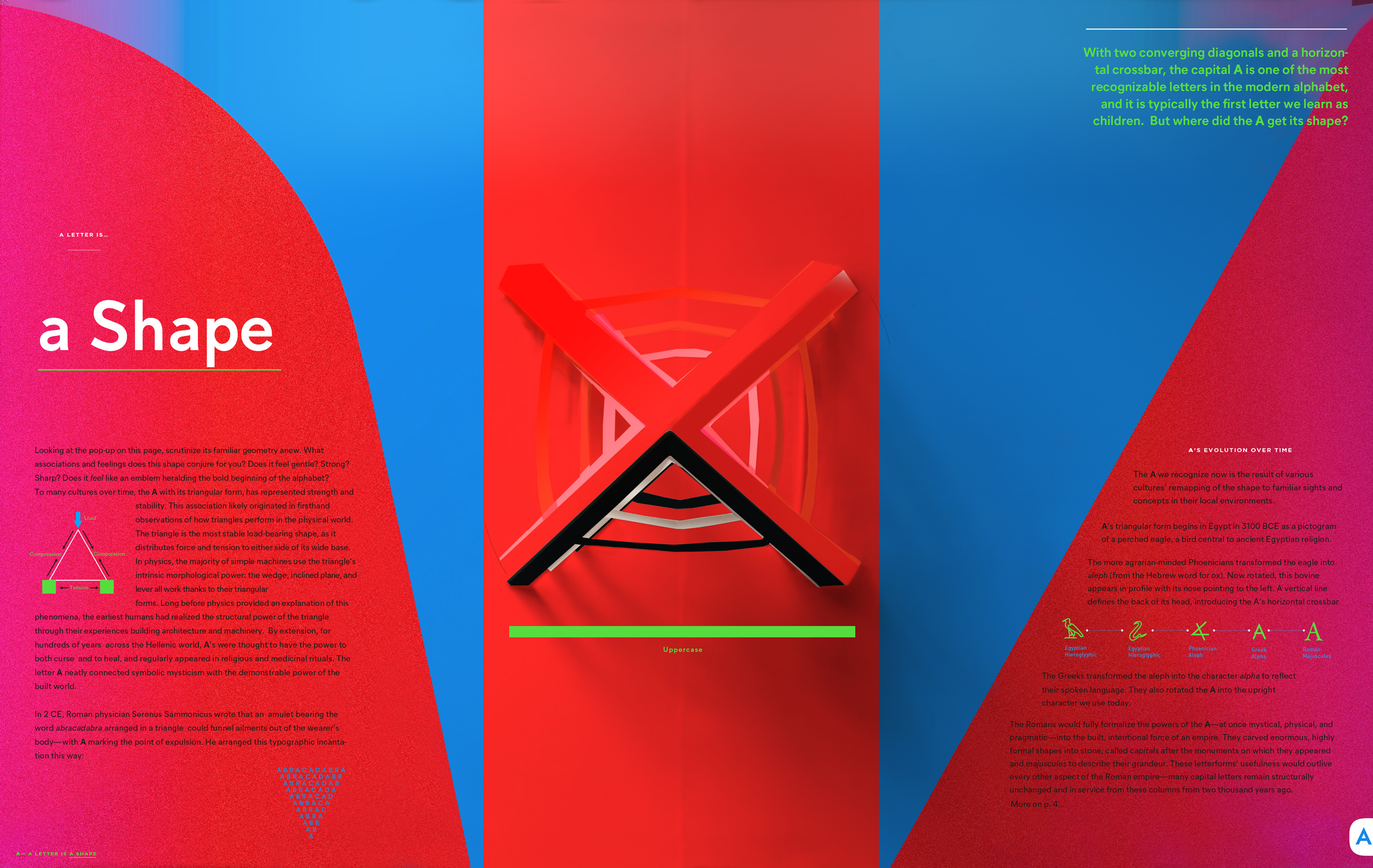 用另一种方式认识字母-《Alphabet in Motion》立体书设计|365天的好设计 NO.149