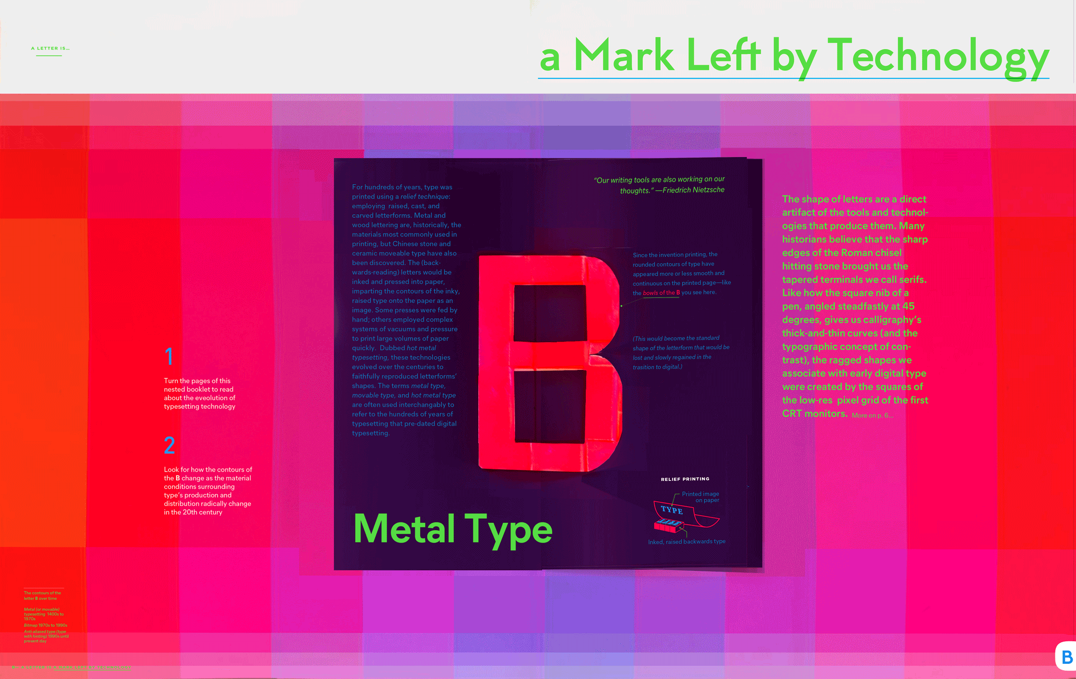 用另一种方式认识字母-《Alphabet in Motion》立体书设计|365天的好设计 NO.149