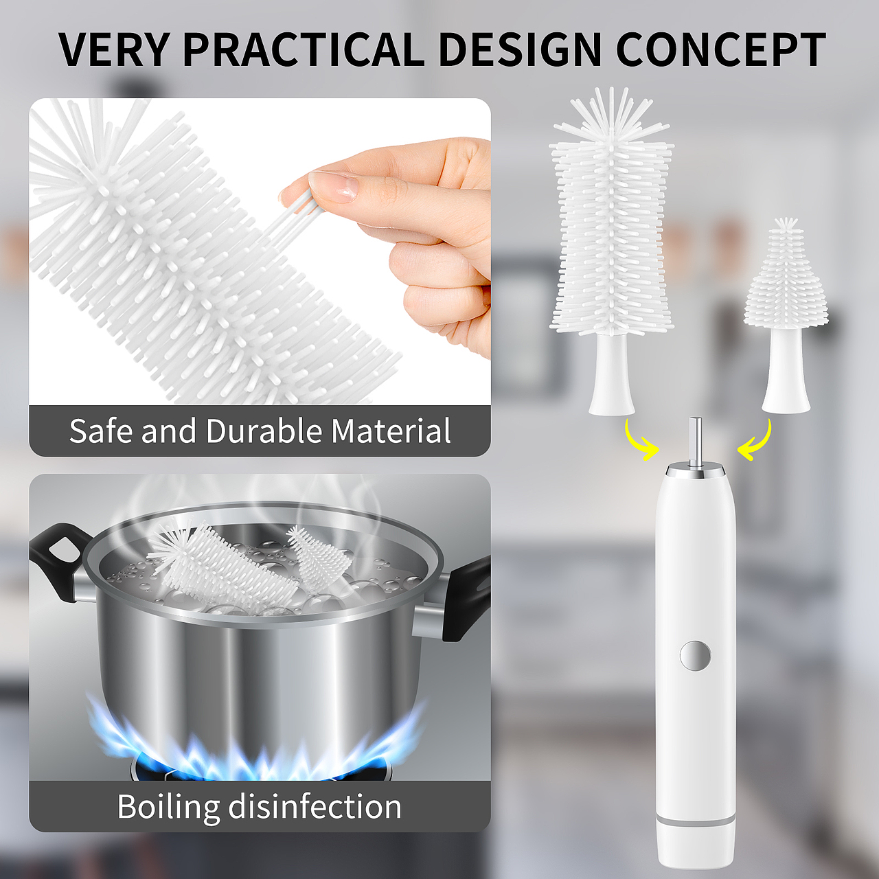 | 渲染案例 | 奶瓶清洁器