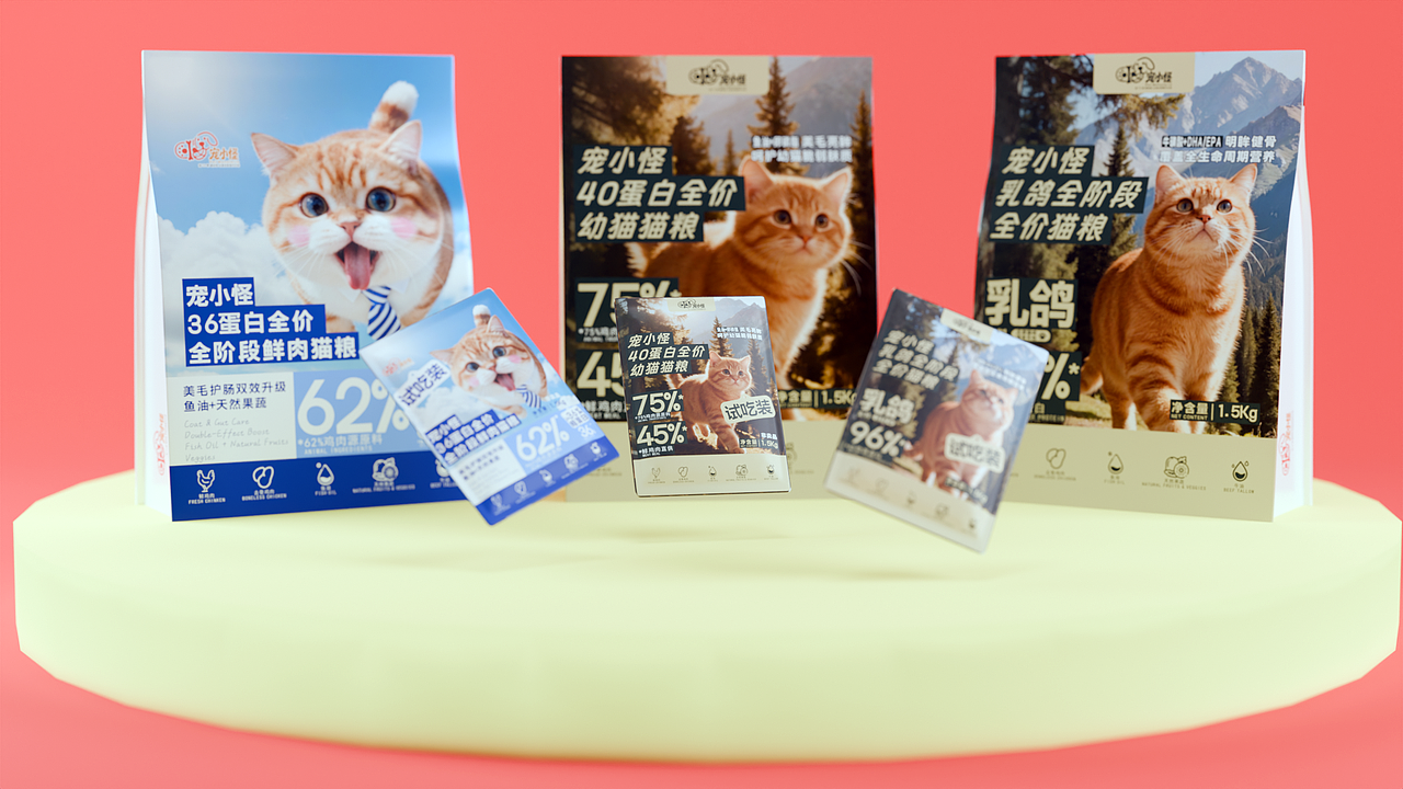 宠物粮包装设计（图ZNDAwMTY1MDky） - 包装 - 站酷设计师超宇宙力原创素材 - 站酷ZCOOL