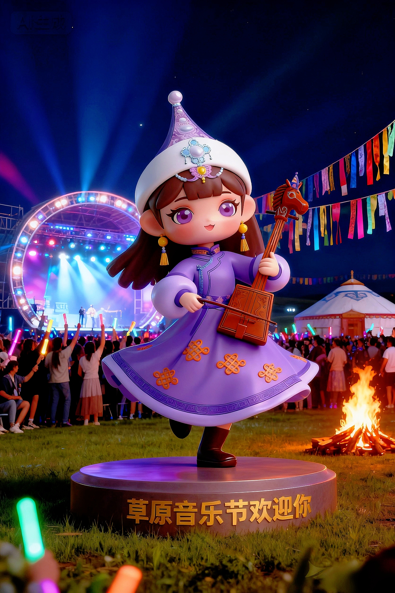 草原风情（图ZNDAwMTY4MTM2） - AI作品 - 站酷设计师LEELEKIKO原创素材 - 站酷ZCOOL