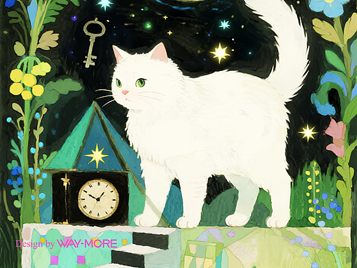 odhub壁纸超奇幻白猫系列od-6