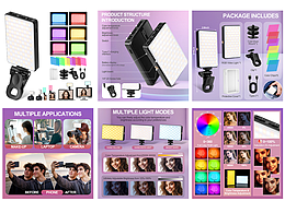 亚马逊套图设计-补光灯-产品视频