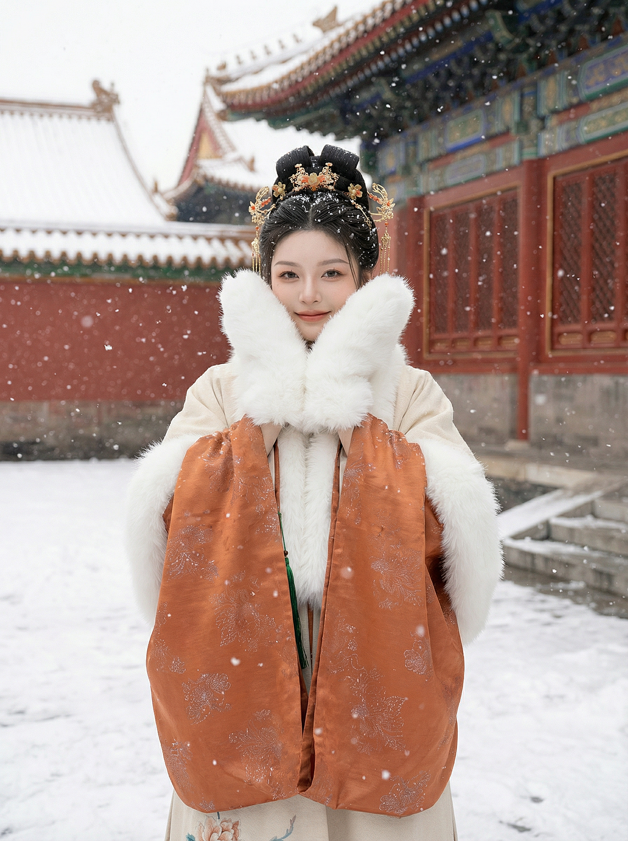 雪落紫禁城｜古风人像摄影创作