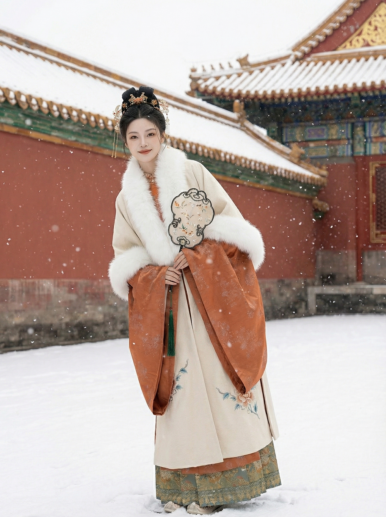 雪落紫禁城｜古风人像摄影创作
