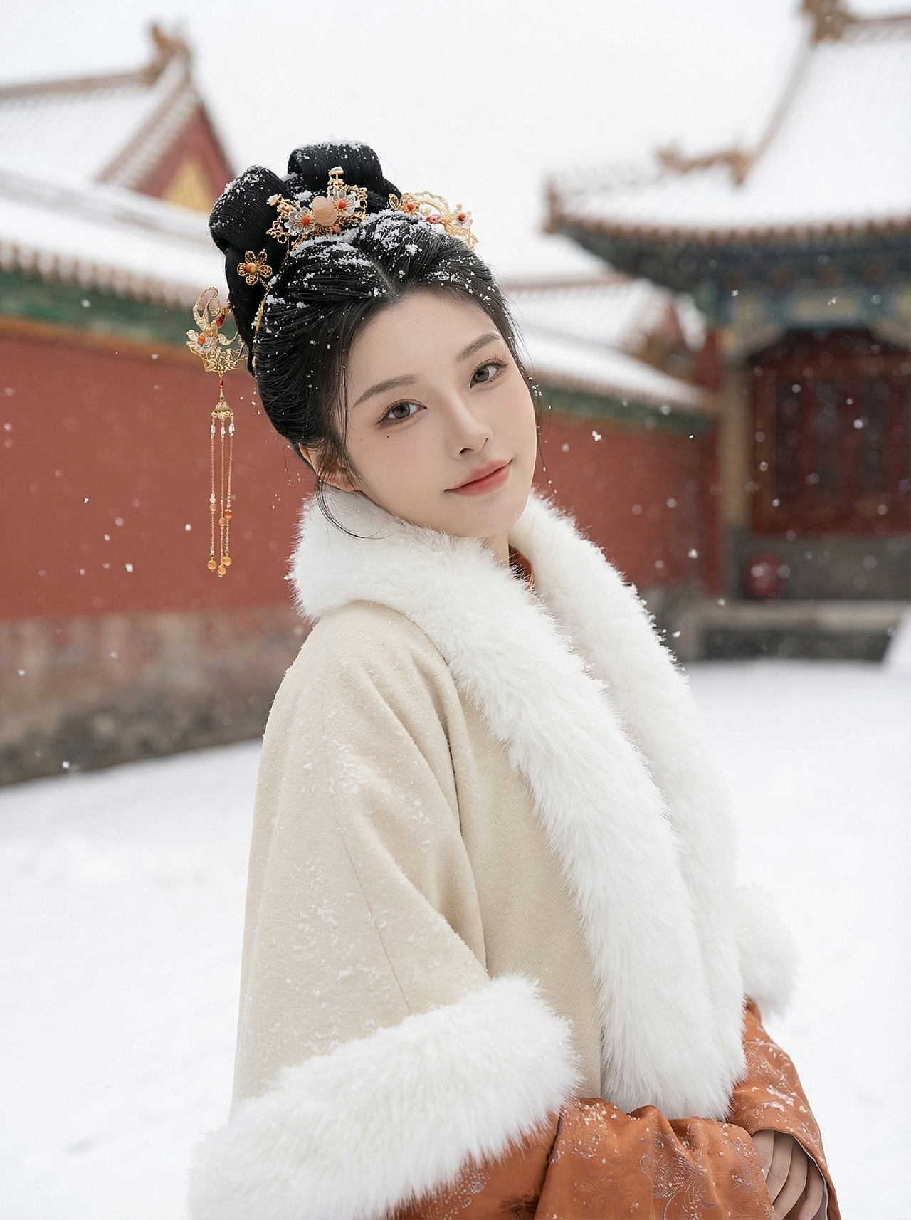 雪落紫禁城｜古风人像摄影创作