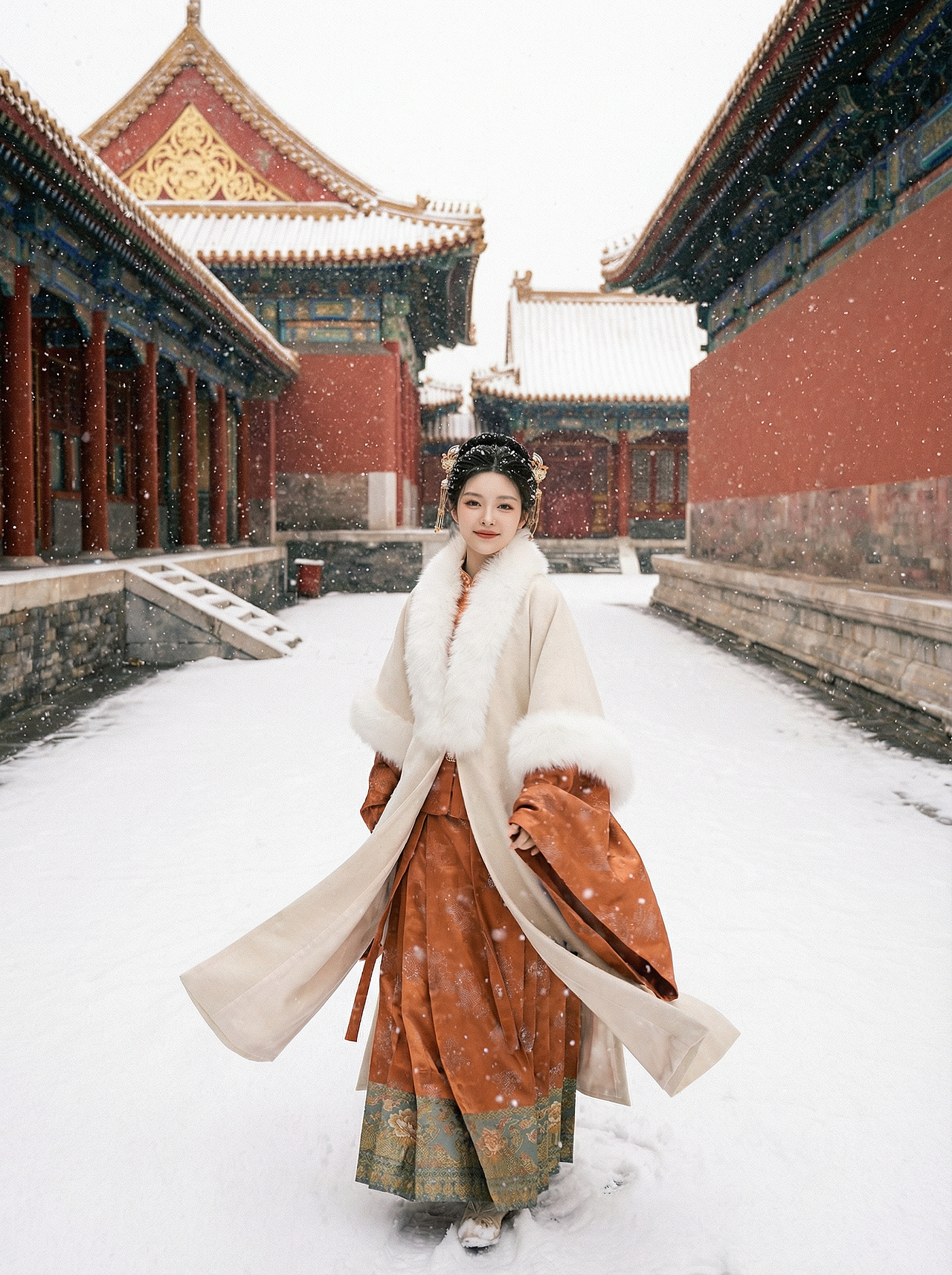 雪落紫禁城｜古风人像摄影创作