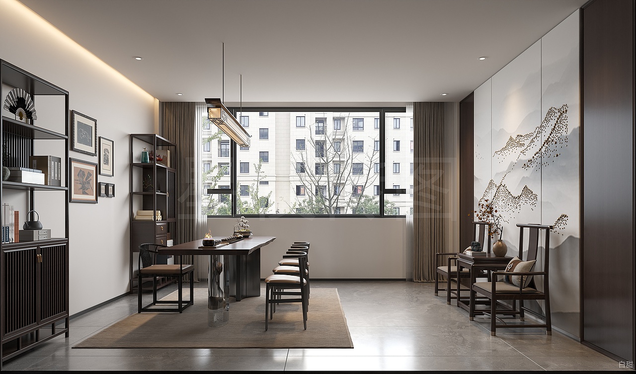 现代中式风|精准还原,将山水禅意揉进生活日常