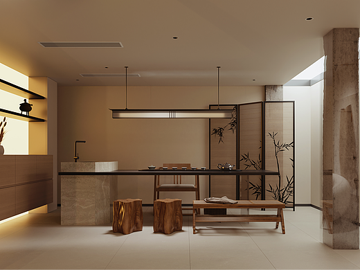 现代奶油风别墅